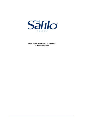 Thumbnail Safilo Group Half-year Report 2009-h1