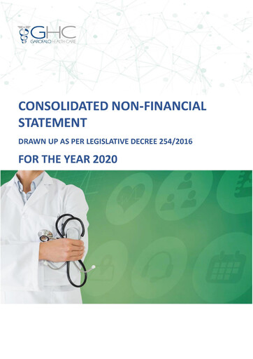 Thumbnail Garofalo Health Care ESG Report 2020