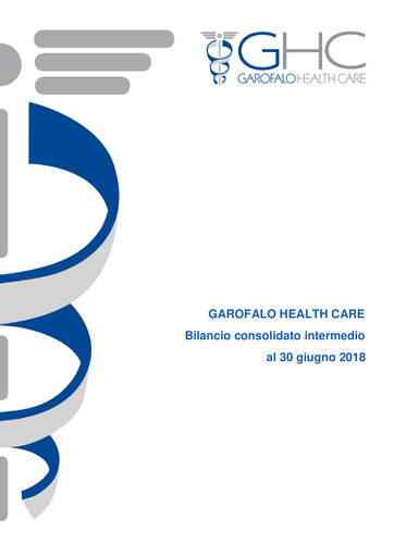 Thumbnail Garofalo Health Care Half-year Report 2018-h1