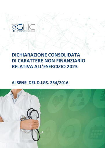 Thumbnail Garofalo Health Care Sustainability Report 2023