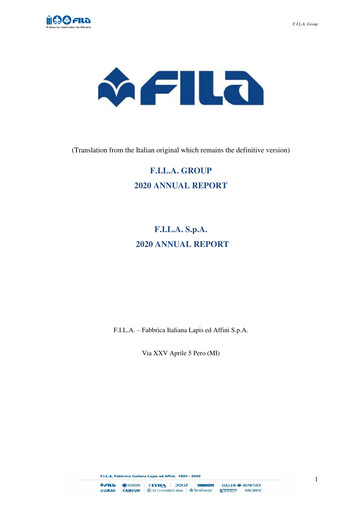 Thumbnail F.I.L.A. - Fabbrica Italiana Lapis ed Affini Annual Report 2020