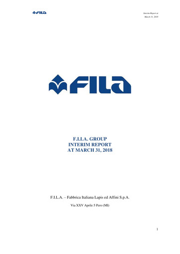 Miniature F.I.L.A. - Fabbrica Italiana Lapis ed Affini Rapport trimestriel 2018-q1