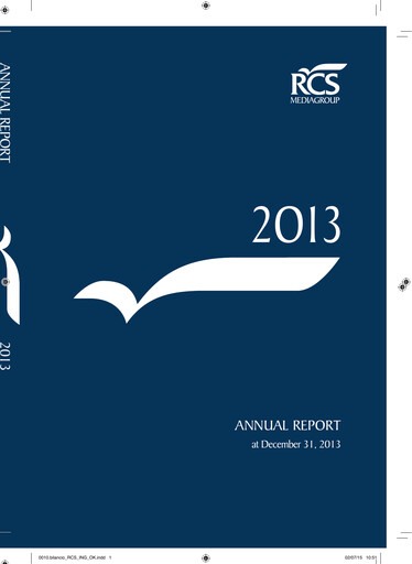 Thumbnail RCS MediaGroup Annual Report 2013