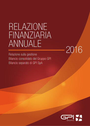 Miniature GPI S.p.A. Rapport financier 2016