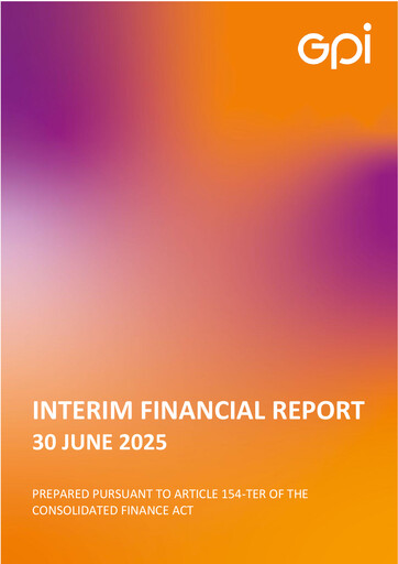 Vorschaubild GPI S.p.A. Halbjahresbericht 2025-h1