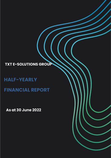 Thumbnail TXT e-solutions Half-year Report 2022-h1