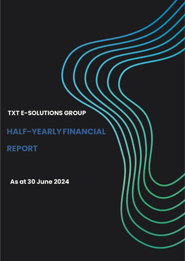 Thumbnail TXT e-solutions Half-year Report 2024-h1