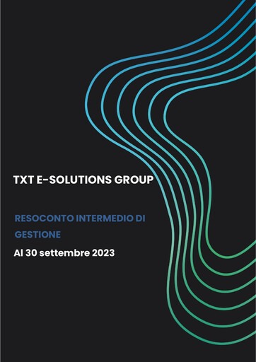 Thumbnail TXT e-solutions Quarterly Report 2023-q3