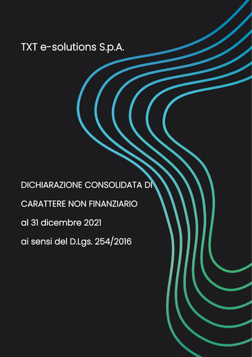 Thumbnail TXT e-solutions Sustainability Report 2021