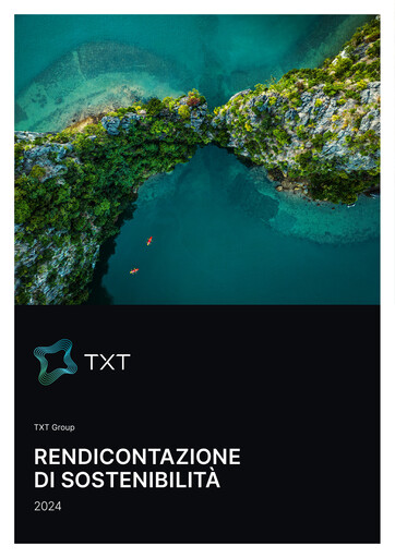 Thumbnail TXT e-solutions Sustainability Report 2024