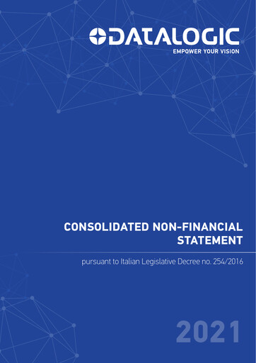 Thumbnail Datalogic S.p.A. Sustainability Report 2021