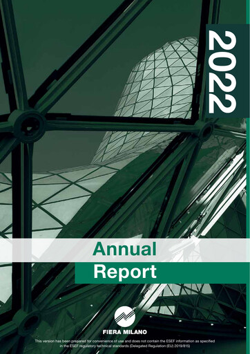 Thumbnail Fiera Milano Annual Report 2022
