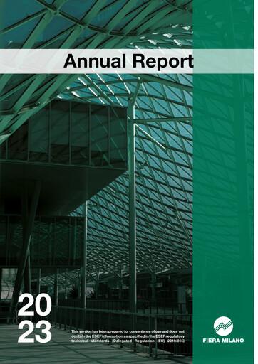 Thumbnail Fiera Milano Annual Report 2023