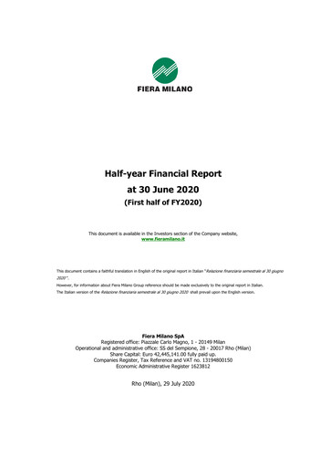 Thumbnail Fiera Milano Half-year Report 2020-h1