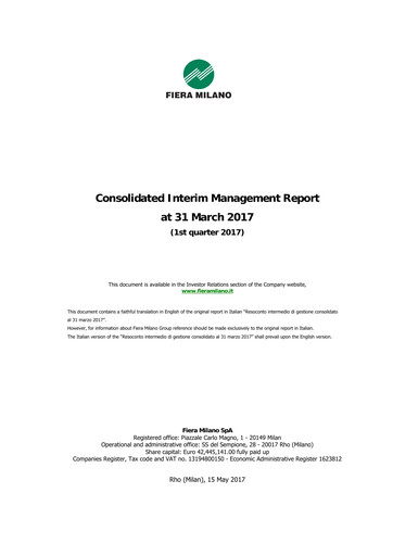 Thumbnail Fiera Milano Quarterly Report 2017-q1