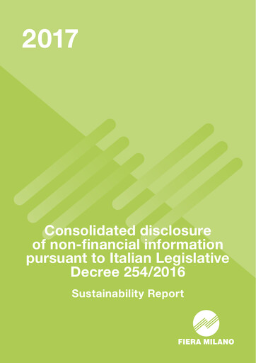 Thumbnail Fiera Milano Sustainability Report 2017