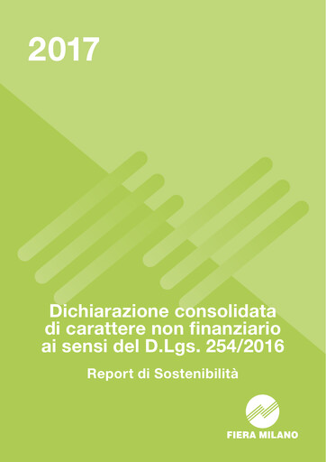 Thumbnail Fiera Milano Sustainability Report 2017