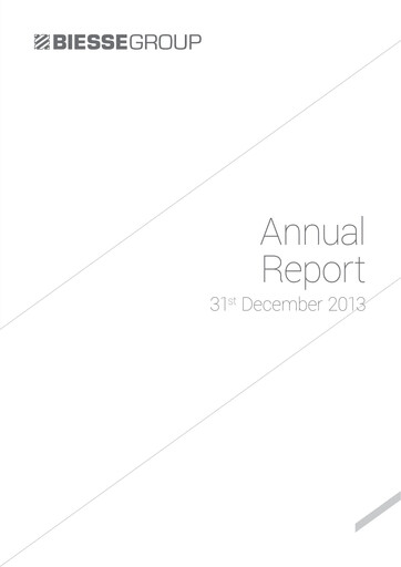 Thumbnail Biesse Annual Report 2013