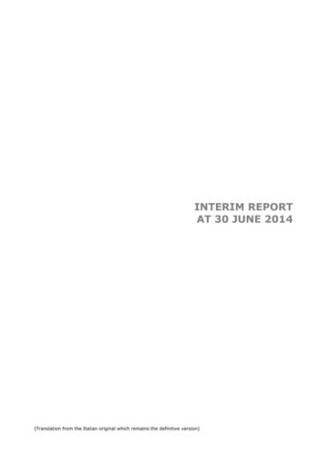 Miniature Biesse Rapport semestriel 2014-h1