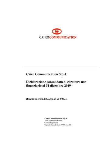 Thumbnail Cairo Communication ESG Report 2019