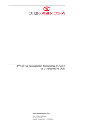 Vorschaubild Cairo Communication Finanzbericht 2011