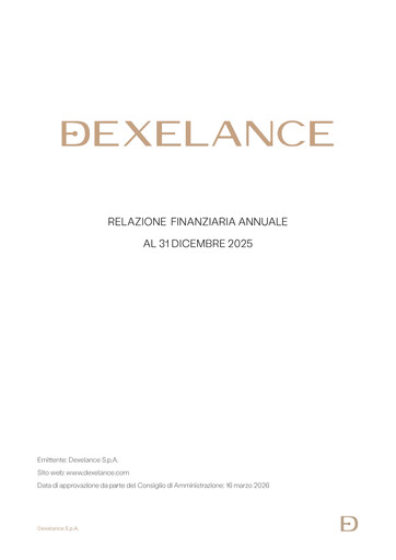 Miniature Dexelance Rapport financier 2025
