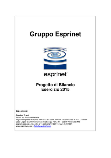 Thumbnail Esprinet Annual Report 2015
