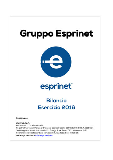 Thumbnail Esprinet Annual Report 2016