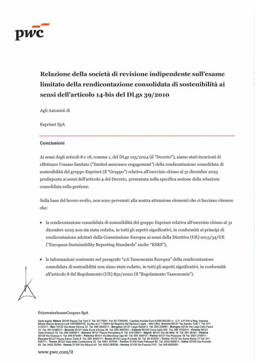 Thumbnail Esprinet Sustainability Report 2025