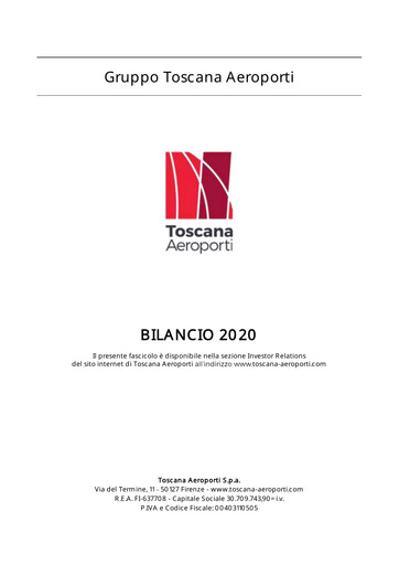 Thumbnail Toscana Aeroporti Financial Report 2020