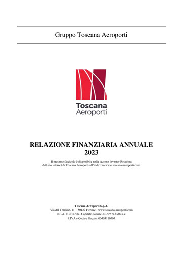 Thumbnail Toscana Aeroporti Financial Report 2023