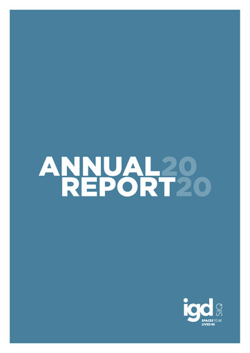Thumbnail Immobiliare Grande Distribuzione SIIQ Annual Report 2020