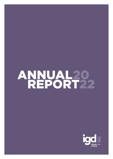 Thumbnail Immobiliare Grande Distribuzione SIIQ Annual Report 2022