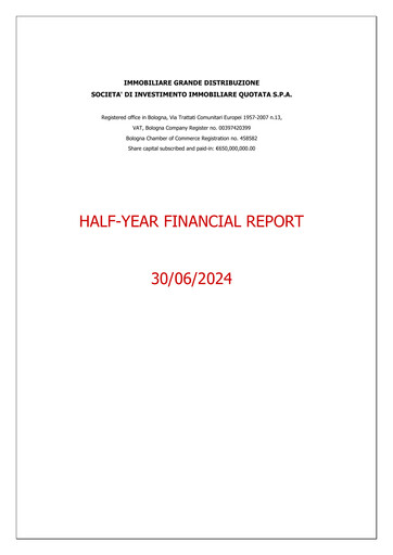 Thumbnail Immobiliare Grande Distribuzione SIIQ Half-year Report 2024-h1