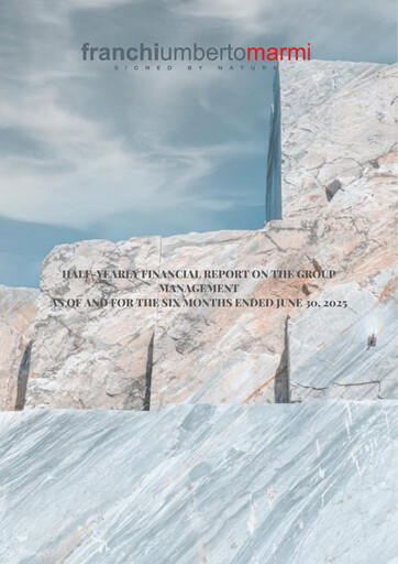 Miniature Franchi Umberto Marmi Rapport semestriel 2025-h1