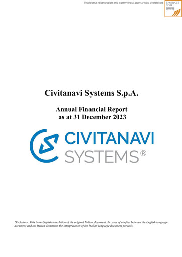 Thumbnail Civitanavi Systems Annual Report 2023