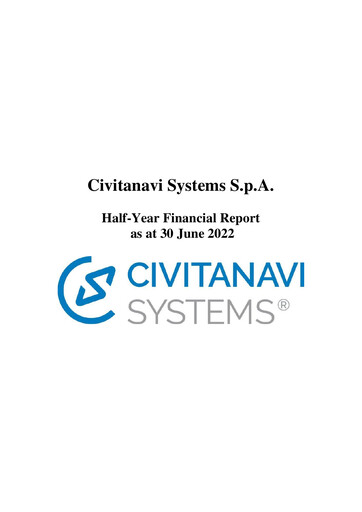 Thumbnail Civitanavi Systems Half-year Report 2022-h1