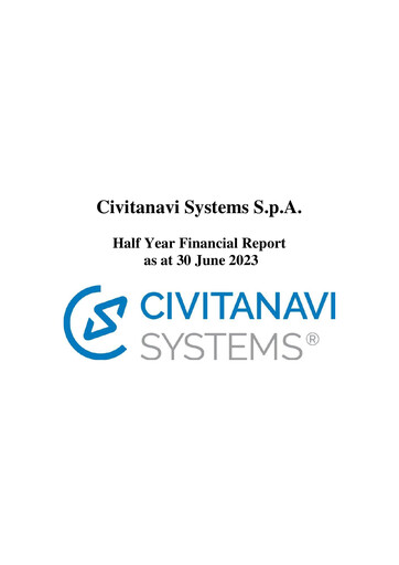 Thumbnail Civitanavi Systems Half-year Report 2023-h1