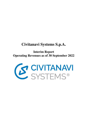 Thumbnail Civitanavi Systems Quarterly Report 2022-q3