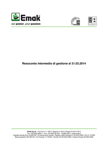 Thumbnail Emak S.p.A. Quarterly Report 2014-q1