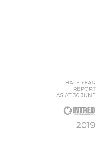 Miniature Intred Rapport semestriel 2019-h1