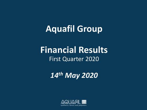 Miniature Aquafil Rapport trimestriel 2020-q1
