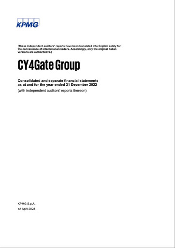 Thumbnail Cy4gate Annual Report 2022