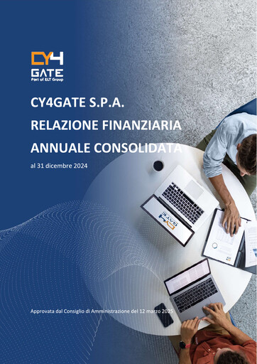 Miniature Cy4gate Rapport financier 2024