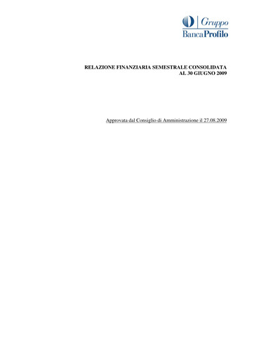 Thumbnail Banca Profilo Half-year Report 2009