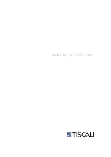Miniature Tessellis Rapport annuel 2002