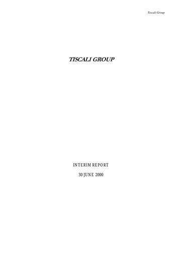 Miniature Tessellis Rapport financier 2000-h1