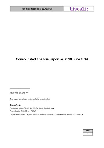 Miniature Tessellis Rapport financier 2014-h1