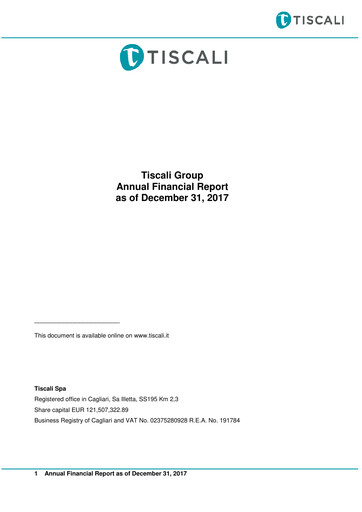 Miniature Tessellis Rapport financier 2017