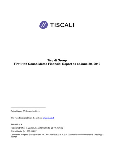 Miniature Tessellis Rapport financier 2019-h1